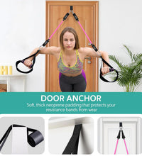 Pilates Bar Kit with Resistance Bands,Pilates Bar with Stackable Bands Workout Equipment for Legs,Hip,Waist and Arm,Exercise Fitness Equipment for Women & Men Home Gym Yoga Pilates