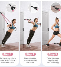 Pilates Bar Kit with Resistance Bands,Pilates Bar with Stackable Bands Workout Equipment for Legs,Hip,Waist and Arm,Exercise Fitness Equipment for Women & Men Home Gym Yoga Pilates